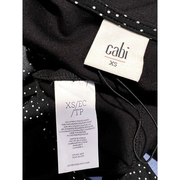Cabi #5609 NEW Disco Dress in Black Size XS - Picture 5 of 5